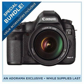 Canon EOS-5D Mark III Digital SLR Camera Body Kit Bundle