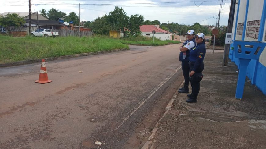 Monitoramento perimetral no tráfego é reforçado nas proximidades das escolas da região do Vale do Mamoré
