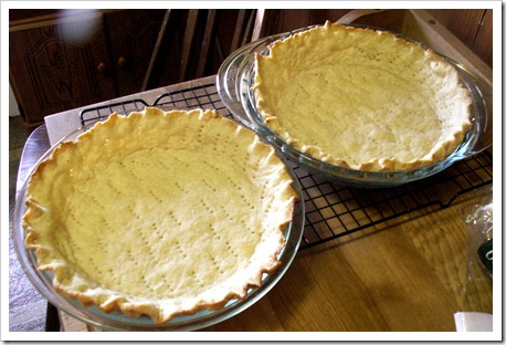 First homemade pie crusts