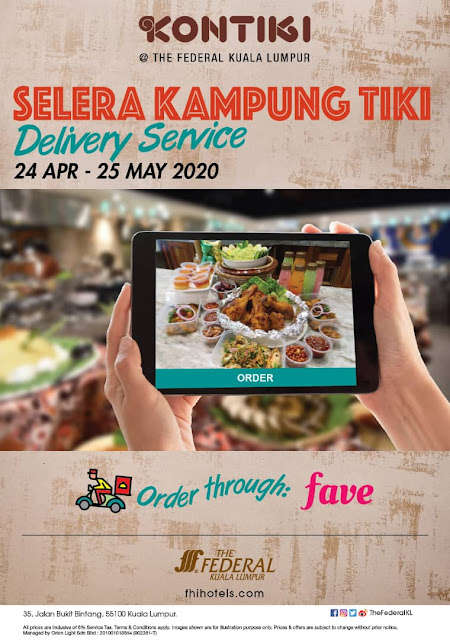 RAMADHAN FOOD DELIVERY 2020 - FEDERAL HOTEL KONTIKI SELERA KAMPUNG