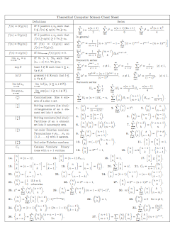 Theoretical Computer Science Cheat Sheet Mediafire ebook