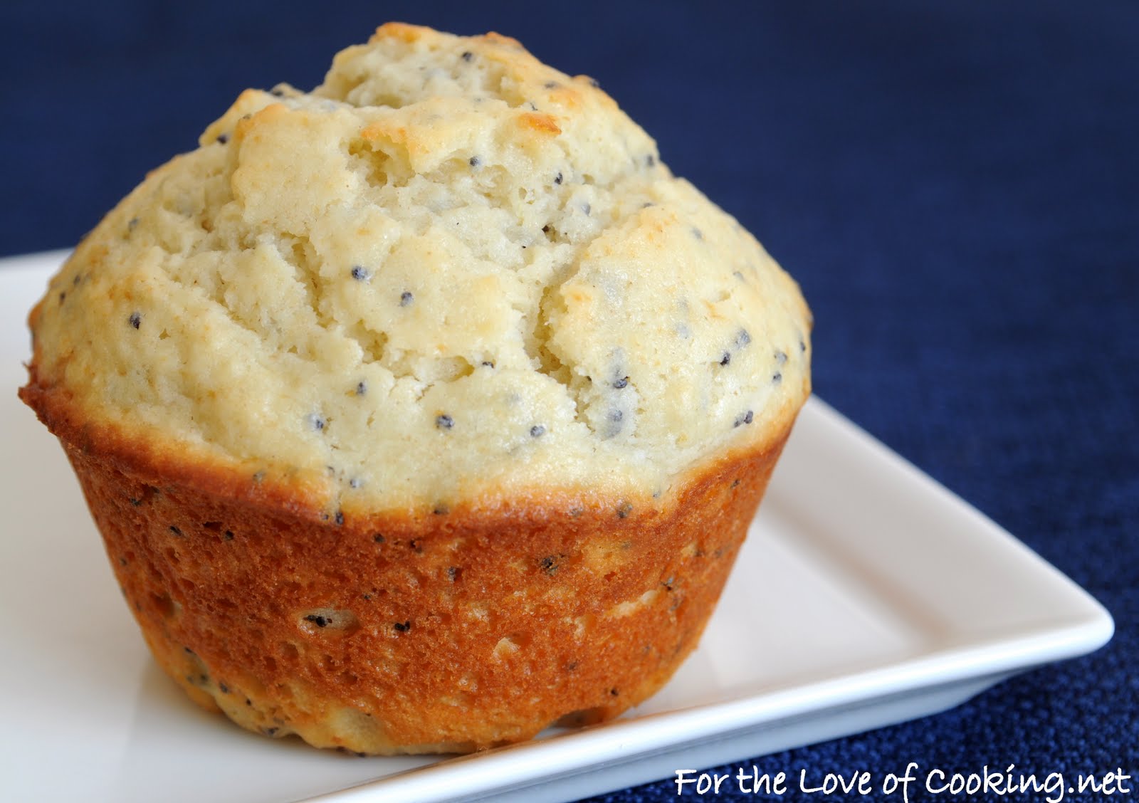 Lemon Poppy Seed Muffins | For the Love of Cooking