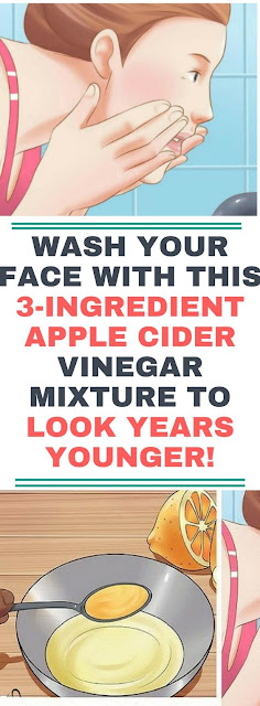 Wash Your Face With This 3-Ingredient Apple Cider Vinegar Mixture To Look Years Younger!