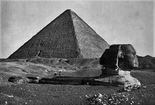 the sands buried the Sphinx for many centuries