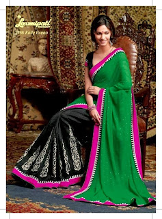 Designer Embroidered Sarees by Laxmipati