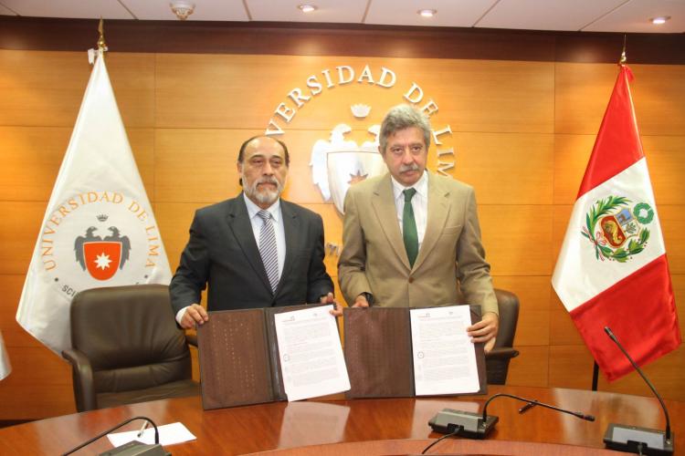 RENIEC y Universidad de Lima suscriben convenio de cooperación - www.reniec.gob.pe