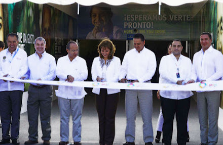 Borge acompaña a Calderón en inauguración del Tianguis Turístico de México; pabellón del Caribe Mexicano es el más visitado