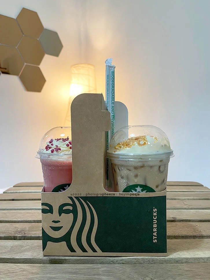 Starbucks Red Velvet Oatmilk Latte Frappucino Dan Toffee Nut Crunch Latte Frappucino Sempena Musim Perayaan
