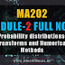 MA202 Note Module-2:Probability Distributions Transforms and Numerical Methods