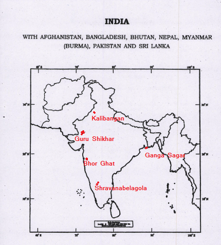 UPSC Map Questions Geography 2014