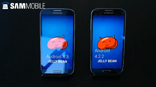 Samsung Galaxy S4 running Android 4.3