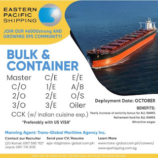 bulk carrier container vacancy