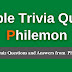 Telugu Bible Quiz Questions and Answers from Philemon