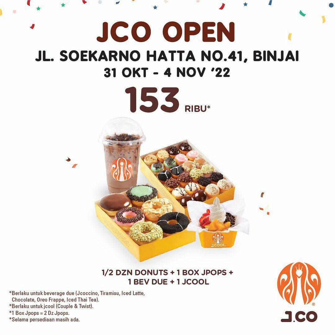 JCO Binjai Jl. Soekarno Hatta Promo Grand Opening