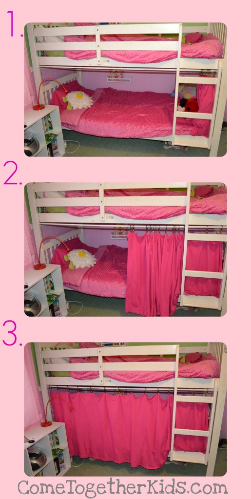 Come Together Kids: The 5-Minute, No-Sew Bottom Bunk Fort