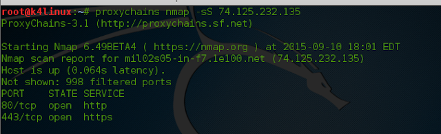 kali linux 2.0 nmap proxychains hack k4linux