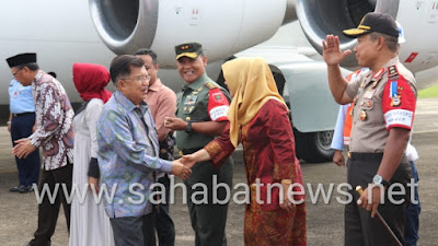 Tiba di Makassar, Wapres RI disambut Kapolda Sulsel