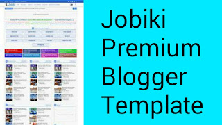 Jobiki Premium blogger Template download