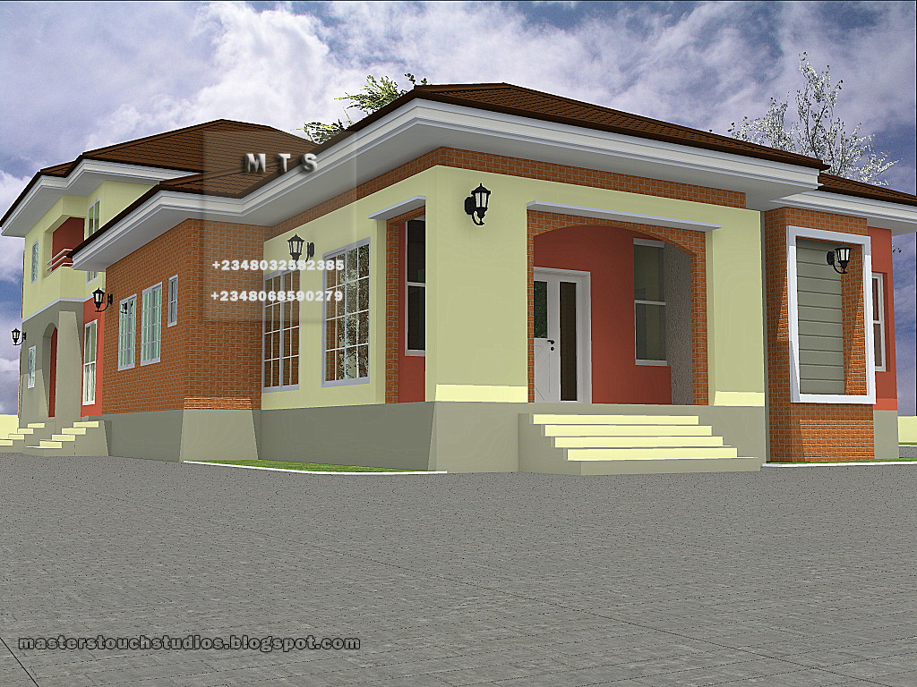 Beautiful House  Design  And Floor  Plan  In Nigeria 