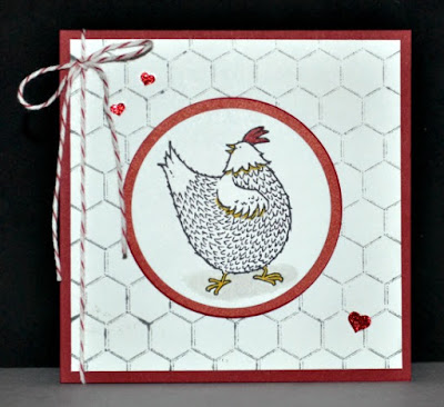 Sale-A-Bration, Hey Chick, Stampin' Up!, Stamp with Trude, Tuesday Tutorial 81, greeting card, chicken