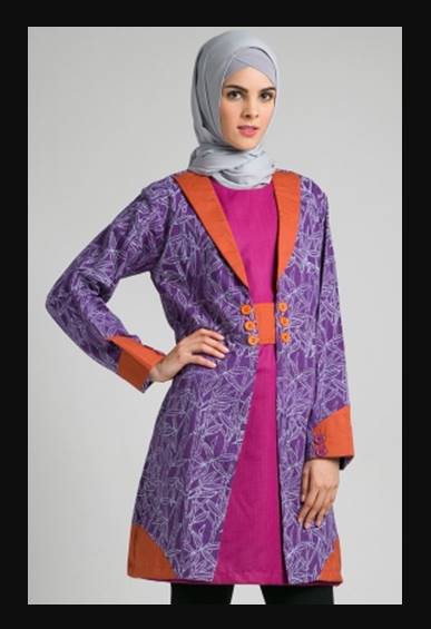 10 Model  Baju Batik  Muslim Atasan Wanita  Terbaru 2021