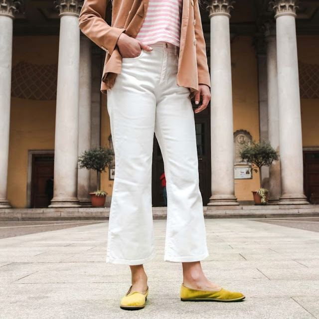 come indossare le ballerine idee outfit ballerine ballet flats shoes how to wear  ballet flats shoes  scarpe ballerine ultra flat tendenza primavera 2021 how to wear ballerinas mariafelicia magno fashion blogger colorblock by felym fashion blogger italiane fashion bloggers italy