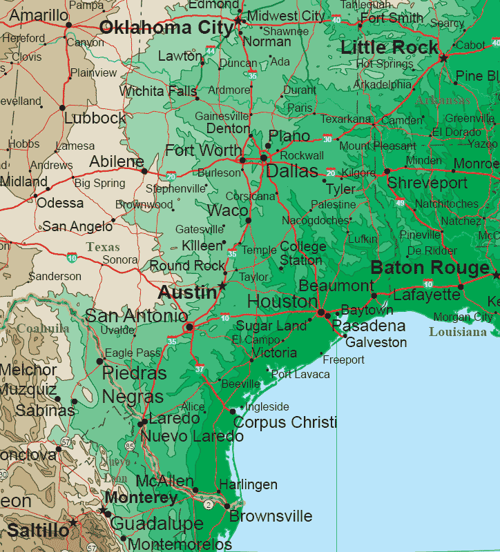 Map Of Louisiana And Texas With Cities Business Ideas 2013: Texas Louisiana Border Map