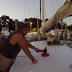 First Cleanup and Wax of part of the boat