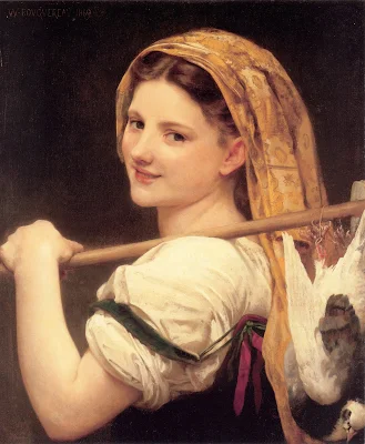 The return of the market painting William Adolphe Bouguereau