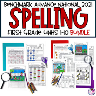 Grab all of these fun and engaging spelling activities and MORE in this spelling activities bundle for first grade.