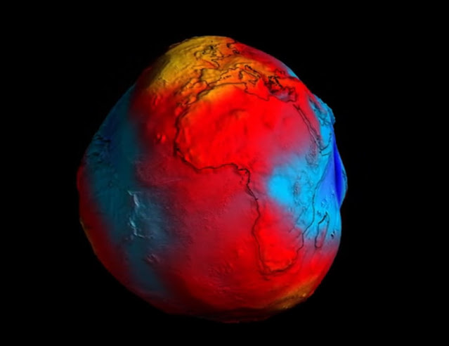 पृथ्वी सम्पूर्ण गोल नहीं है।(The earth is not perfectly round)