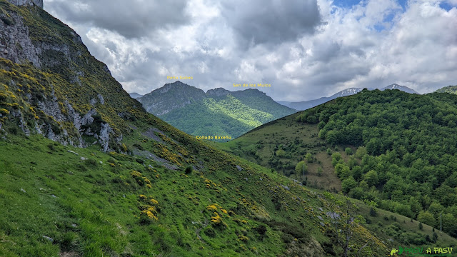 Vista del Collado Baxeñu