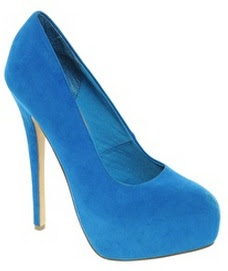 ASOS Puffin blue heels