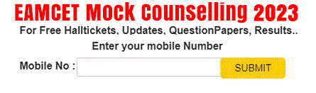 EAMCET Mock Counselling 2023