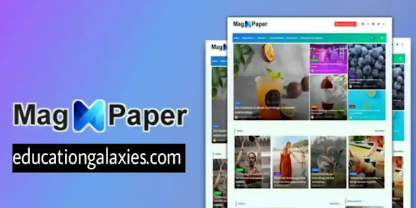 Mag Paper Premium Blogger Template Free Download Now Latest