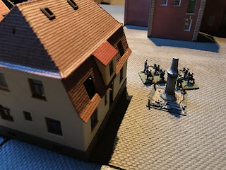 The Germans take heavy losses and are destroyed
