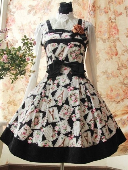 Classic Printed Rococo Lolita Dress