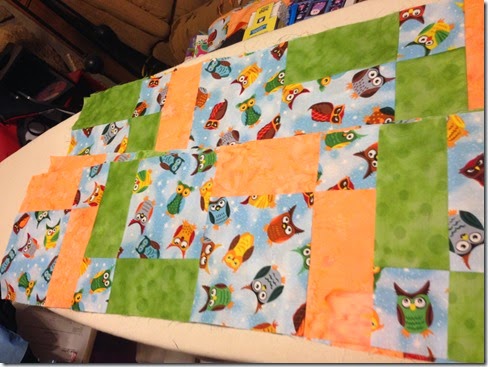rows sewn