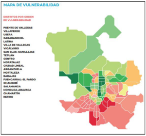 Mapa 2015. Fuente: Ayuntamiento de Madrid