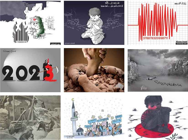 The International Earthquake in Turkey & Syria Cartoon Exhibition