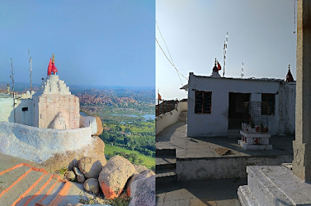 Hill top view of temple at Anjanadri hill - hanuman birth place