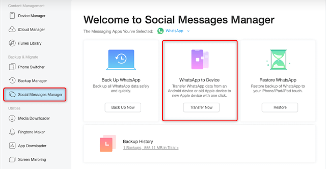 Bagaimana untuk Memindahkan Data WhatsApp dari Android ke iPhone