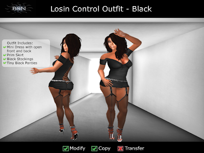 BSN Losin Control Outfit - Black