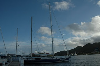 Volpaia at dock in St. Maarten