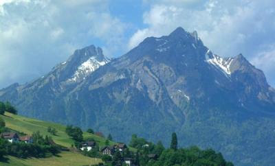 Mount Pilatus from Burgenstock Lake Lucerne