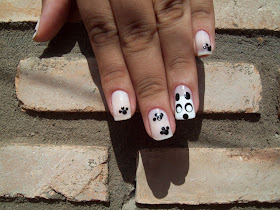 Unha Decorada - Panda