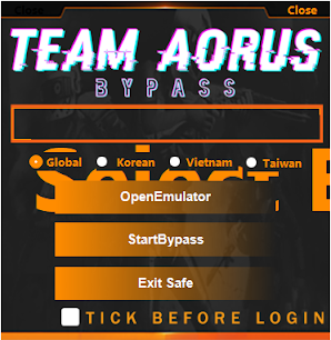 Aorus Bypass FREE 1.0.0 GamLoop & Smartgaga Antiban Cracked Pubg Mobile