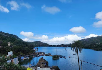 "Overcast sky over Nakki Lake Mount Abu"