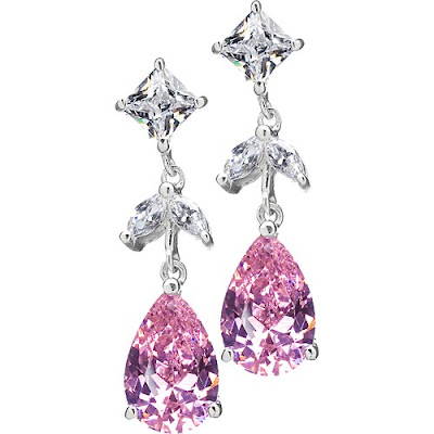 Oveda's CZ Drop Earrings