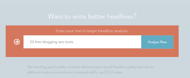 headline analyzer for capturing the right keywords